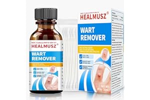 HEALMUSZ Warts Remover for Feet Toes Finger and Hand, Fast Acting Natural Wart Removal Liquid, for Women Men Adults Plantar Wart, Genital Wart, H Warts, Common Wart, Flat Wart, Corn, Callus