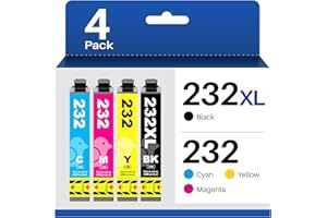 Replacement 232XL 232 Ink Cartridge Remanufactured for Epson 232 232XL Work with Workforce WF-2930 WF-2950 Expression Home XP