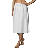 Shadowline Women's 30 Inch Flare Half Slip, 4711630, White, M