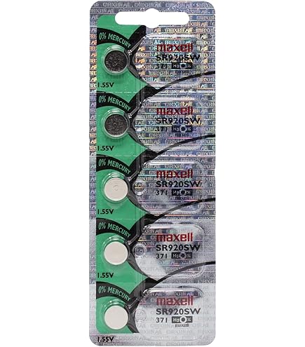 Amazon.com: 10 Maxell 371 SR920SW AG6 D371 LR920 Batteries, New