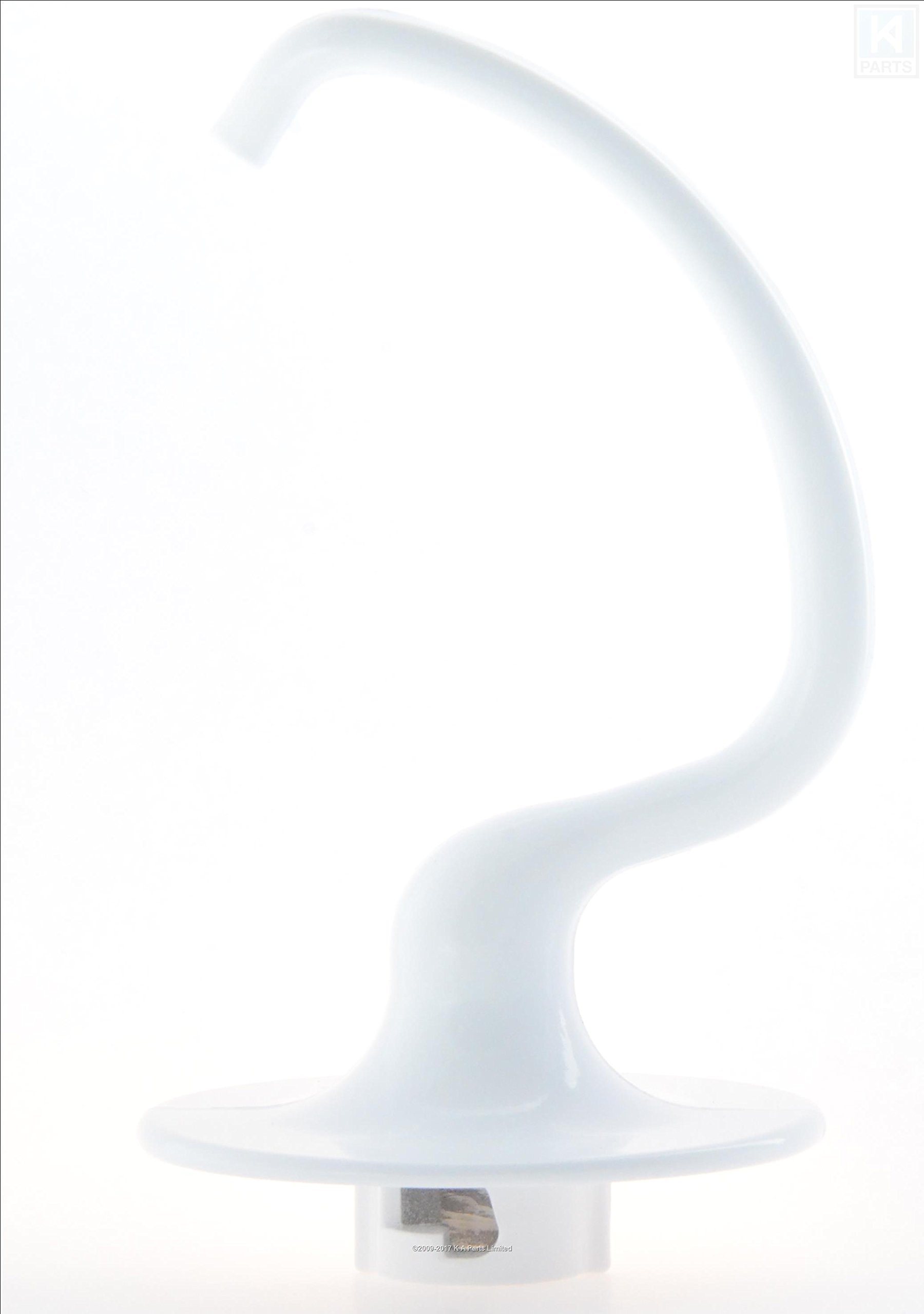 KitchenAid Nylon C-Dough Hook, Coated - K5ADH White