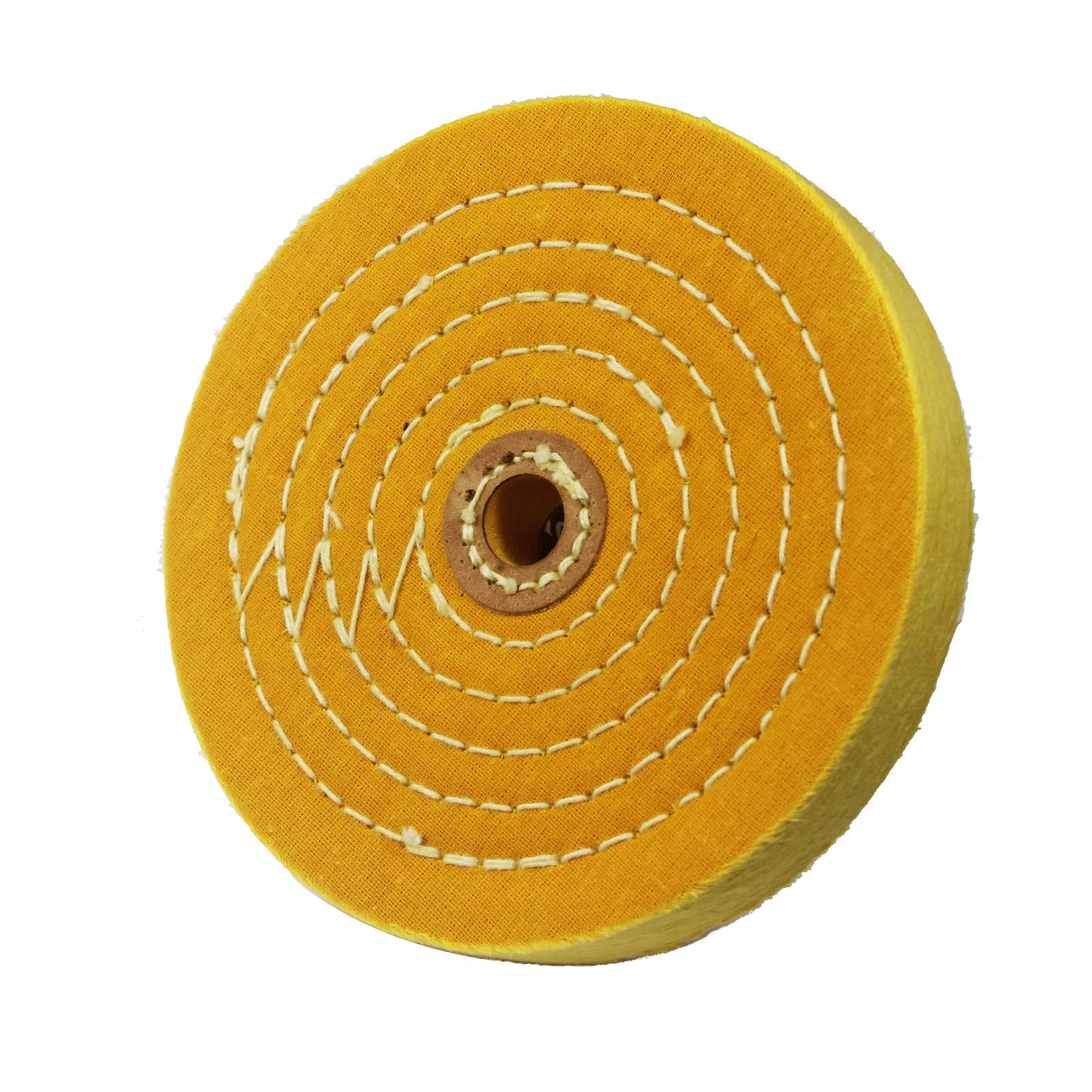 Photo 1 of ??????? 6" 55 Ply Cotton Buffing Wheels, 5/8'' Arbor Cotton Buffing Polishing Wheel for Bench Grinder (Yellow)