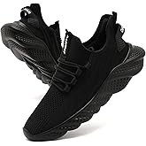 GLYGML Men's Non Slip Walking Shoes Training Fashion Casual Slip-Resistant Fitness Sneakers Lightweight Comfortable Breathable Travel Workout
