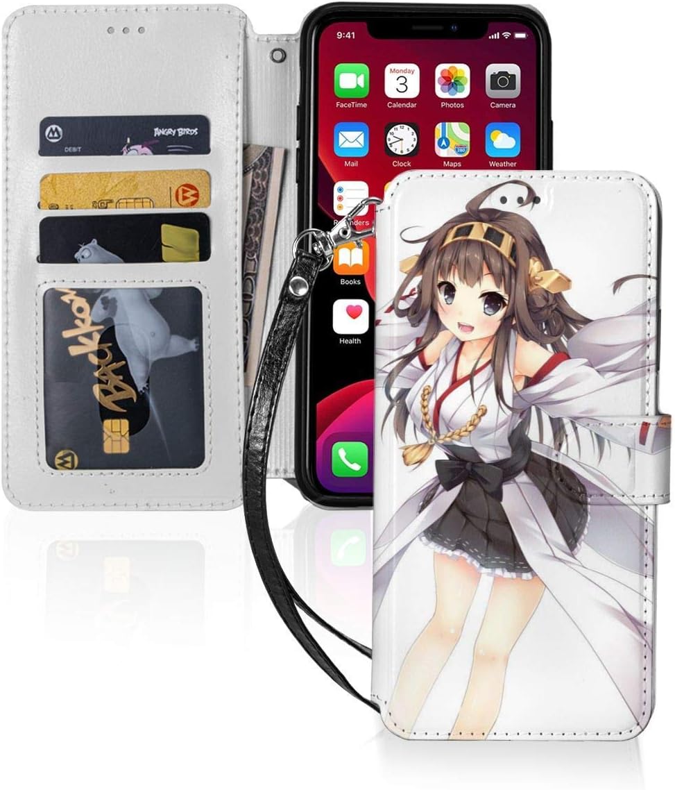 Amazon 艦隊これくしょん 艦これ Iphone 11 Pro ケース Puレザー 手帳型 サイドマグネット 携帯ケース カード収納 軽量 薄型 ワイヤレス充電対応 横置きスタンド機能 衝撃吸収 携帯カバー ストラップ付き 家電 カメラ オンライン通販