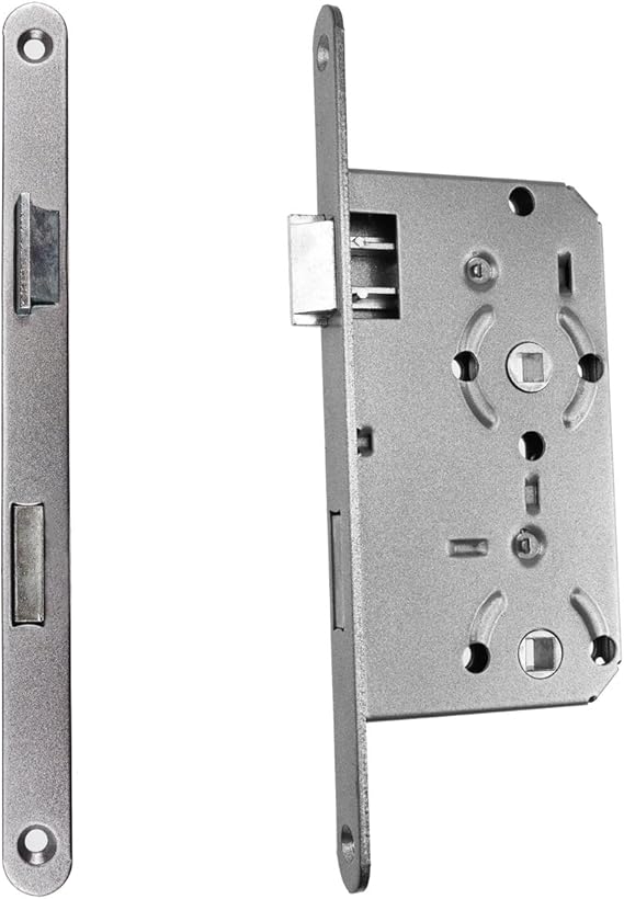 Bever Wc Turschloss Badezellenschloss Badezimmerschloss Einsteckschloss Din Links Silber 280 Z Amazon De Baumarkt