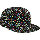 ENBBHZU Autism Awareness Baseball Cap Snapback Hat Adjustable Flat-Brimmed Hat Hip Hop Hat for Men Women