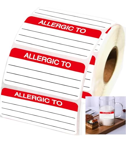 No Known Allergies Chart Label 3\" X 1\" Blue...