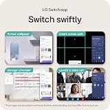 LG 24U421A Monitor 24 inch Curved FHD 1080p 100Hz USB-C HDMI VA view 5