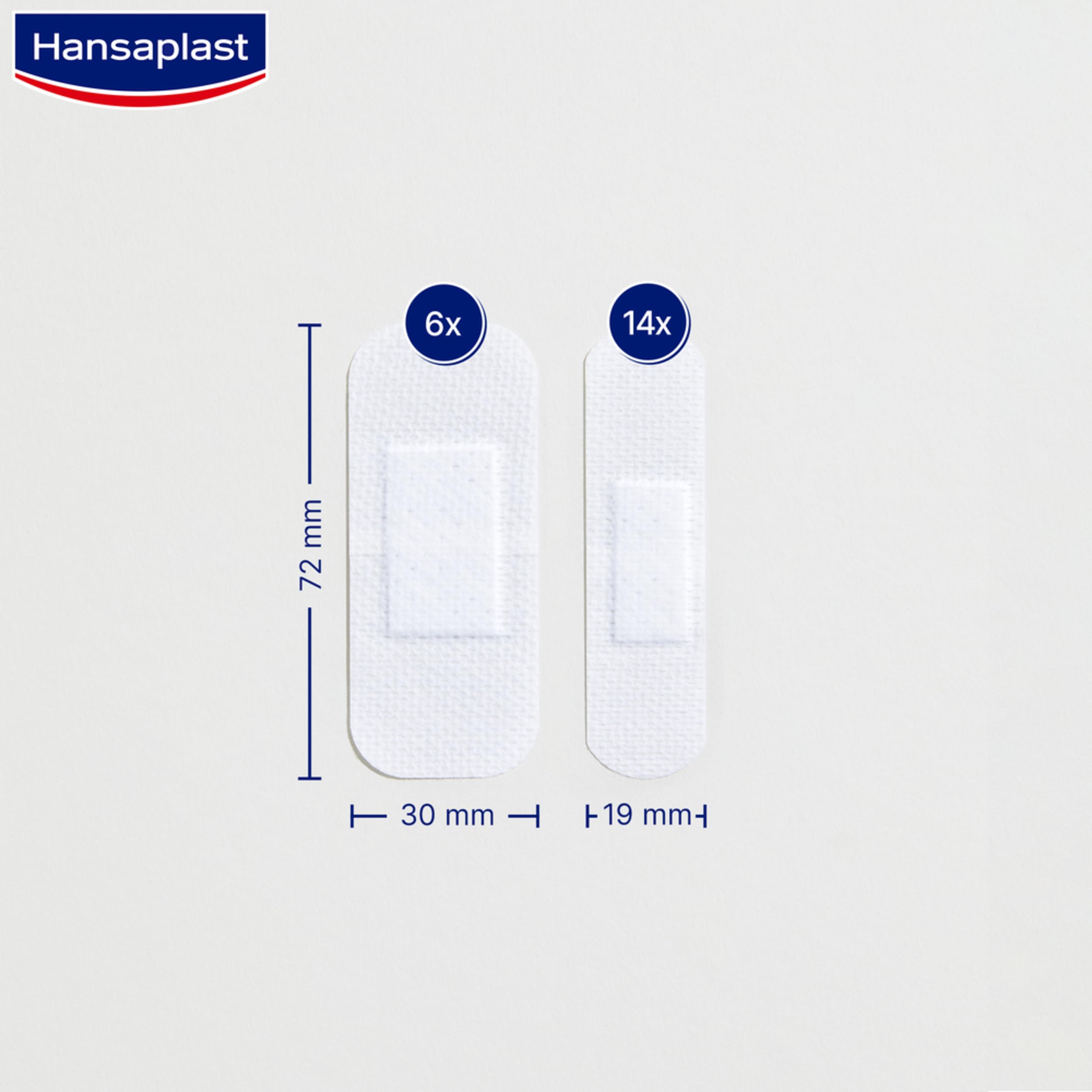 Hansaplast Sensitive Pflaster (20 Strips), hautfreundliche und hypoallergene Wundpflaster mit Bacteria Shield & sicherer Klebkraft, schmerzlos zu entfernende Pflaster 3