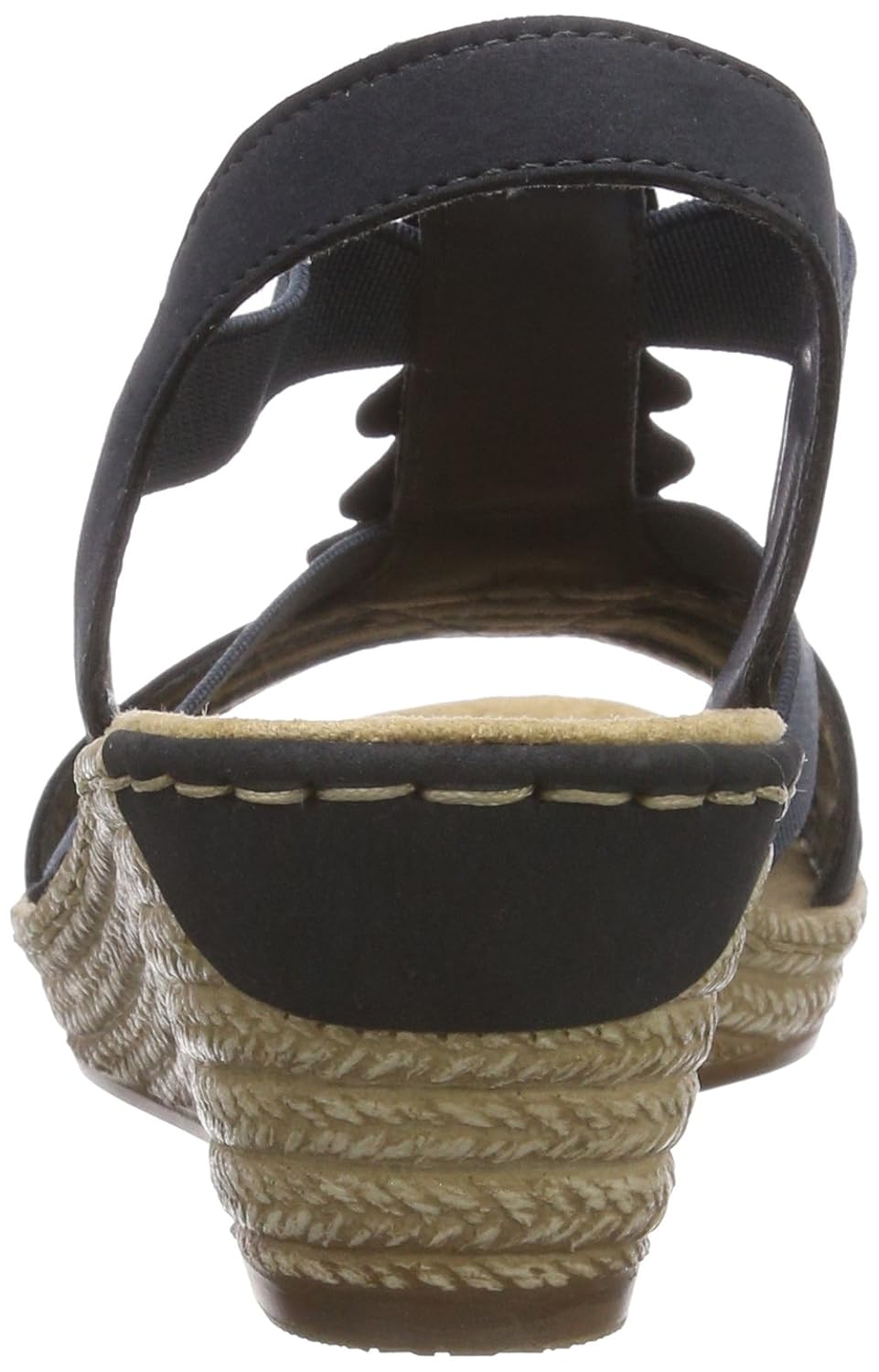 rieker navy blue sandals