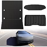 LASFIT Truck Bed Mat for Tesla Cybertruck 2023-2026 6FT Bed Liner Car Accessories, Custom Fit TPE All Weather Pickup Cargo Liner Frunk Rear Sub Trunk Mat Set 3PCS