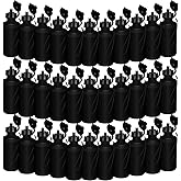 Ziliny 72 Pcs Sports Water Bottles Bulk 20 oz Squeeze Reusable Plastic Water Bottles with Nylon Strap Leak Proof Blank DIY Cups for Summer Travel Hiking Cycling Sport Event Team Gifts