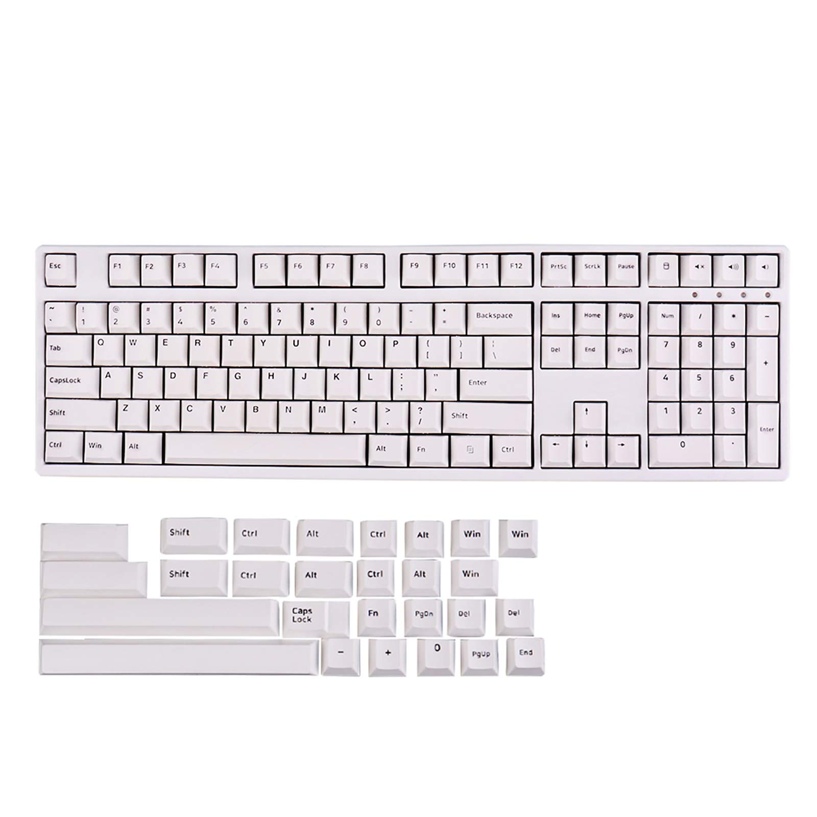 139 Keys PBT Keycap Cherry Profile Double Shot keycap for filco Cherry Ducky iKBC Mechanical Gaming 