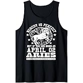 Aries Star Sign April 02 Astrology Horoscope Birthday Tank Top