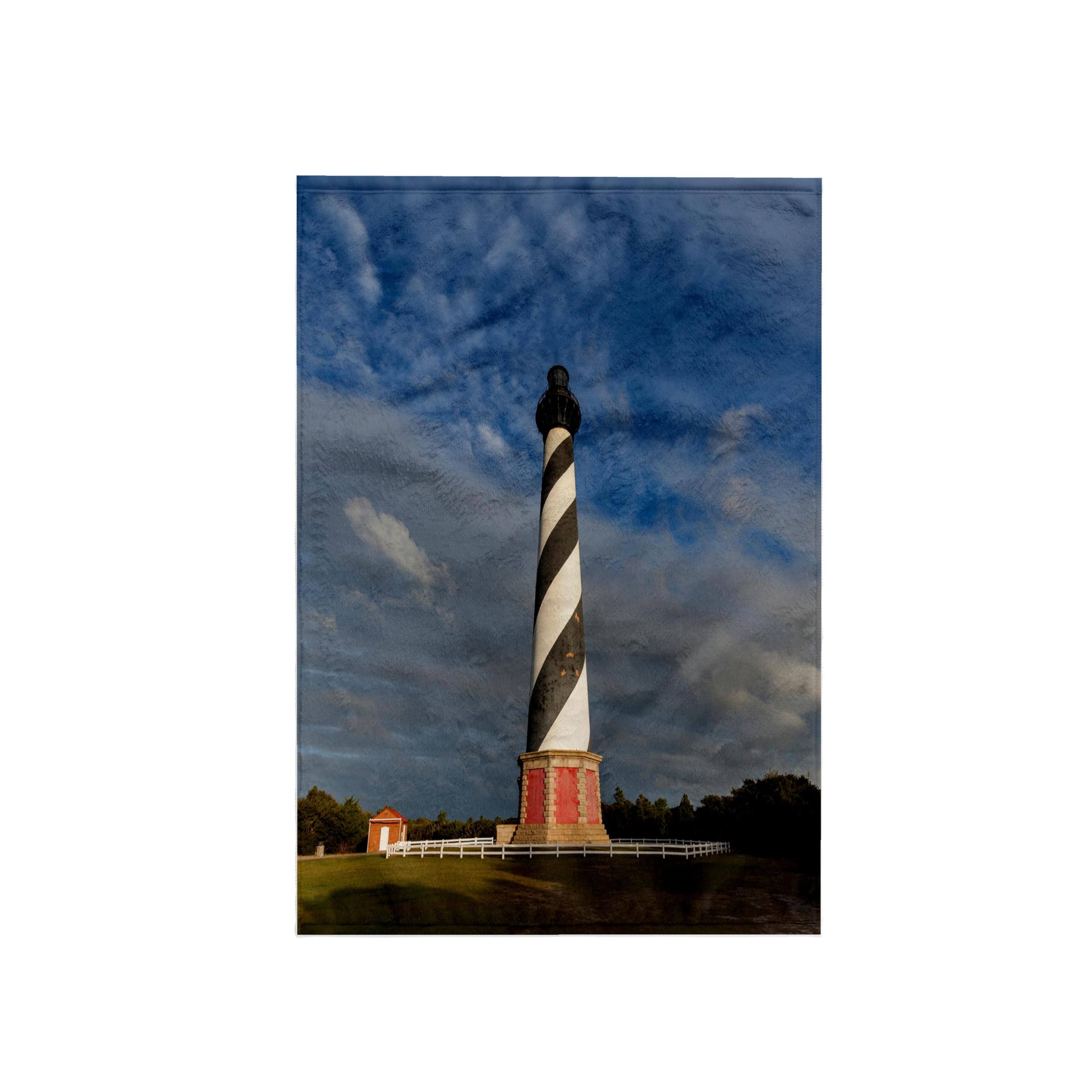 3dRose North Carolina, Cape Hatteras Lighthouse Towel, White, 15 x 22-Inch