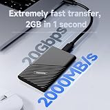 fanxiang 1TB Portable SSD USB-C 3.2 Gen2x2 2000MB/s External Solid State Drive view 2