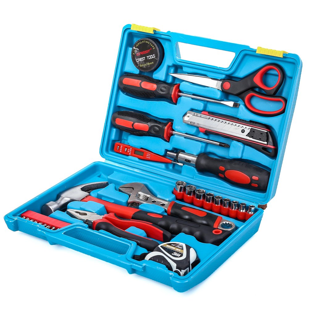 Crst 31 Piece Home Repair Tool Kit, General Portable General Household