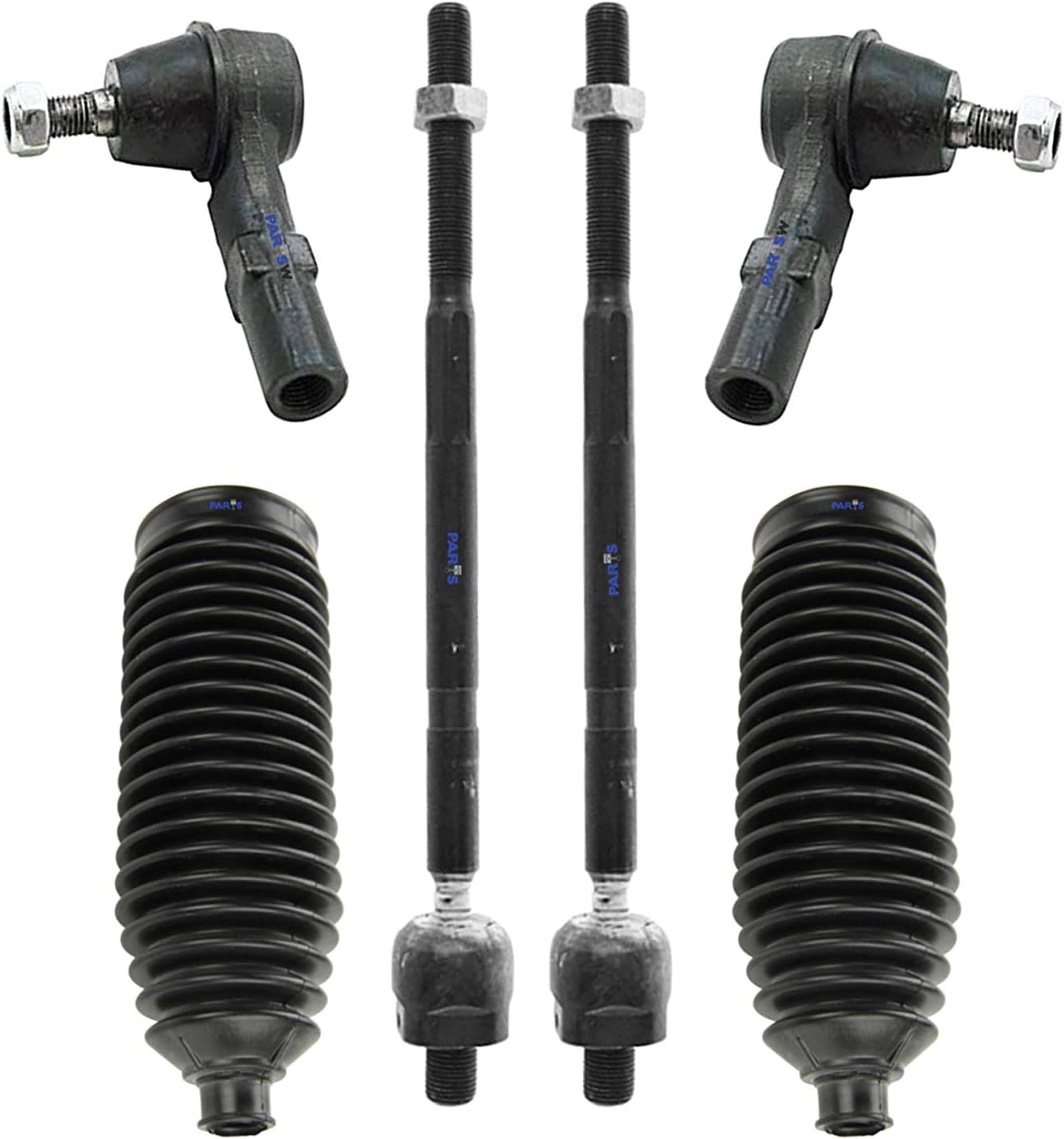 Left & Right Inner & Left Outer Tie Rod End For Volkswagen Beetle 19982010