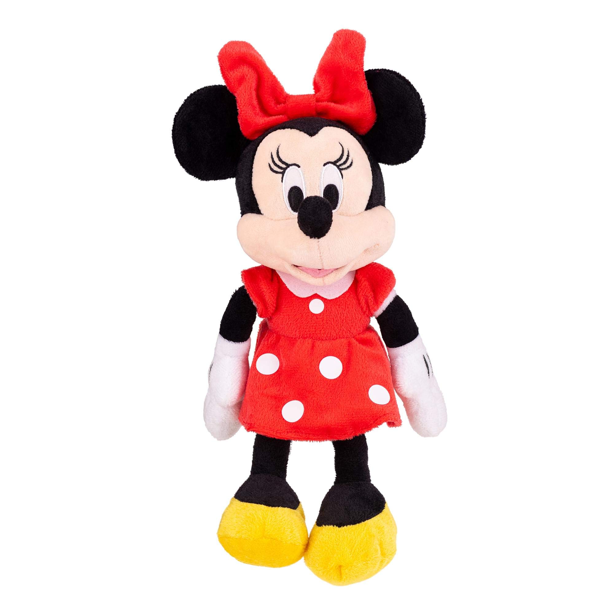 Disney Minnie Mouse - Frijoles de peluche rojos de 11 con etiqueta colgante