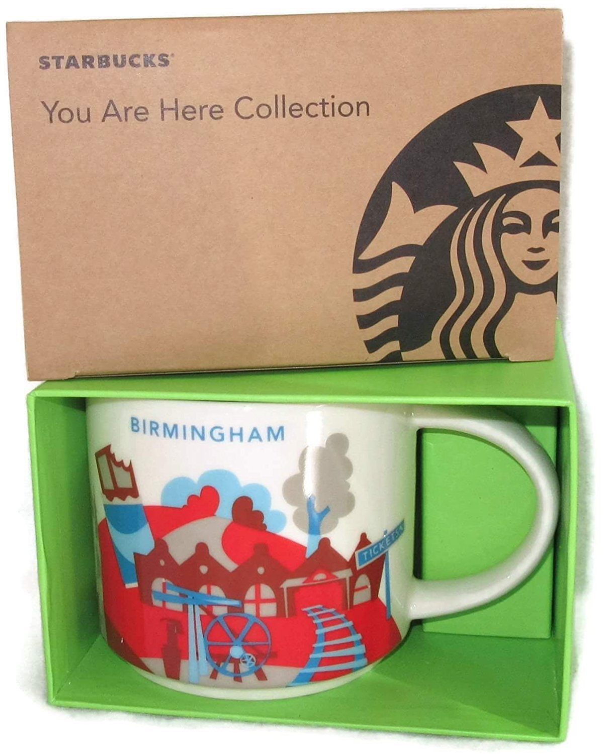 Starbucks Birmingham UK You are Here Coffee Mug - England - City