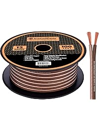 InstallGear 12 Gauge Speaker Wire - 99.9% Oxygen-Free Copper - True Spec and Soft Touch Cable (100-feet)