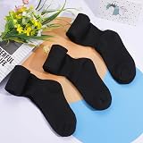 Lanjue 3 Pairs Kids Football Socks Black Boys Long Tube Soccer Rugby Sports view 3