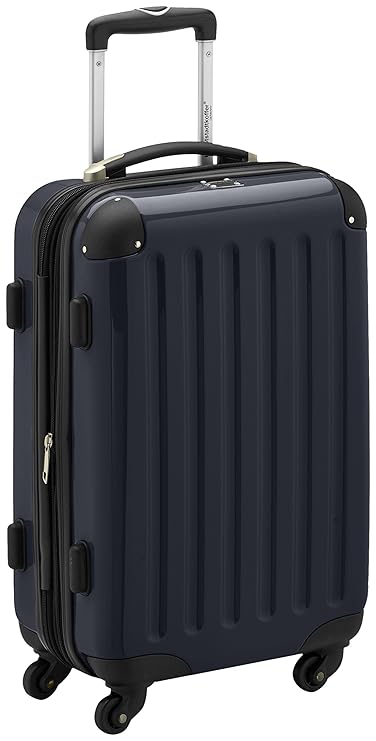 HAUPTSTADTKOFFER - Alex - Handgepäck Hartschalen-Koffer Trolley Rollkoffer Reisekoffer Erweiterbar, 4 Rollen, TSA, 55 cm, 42 