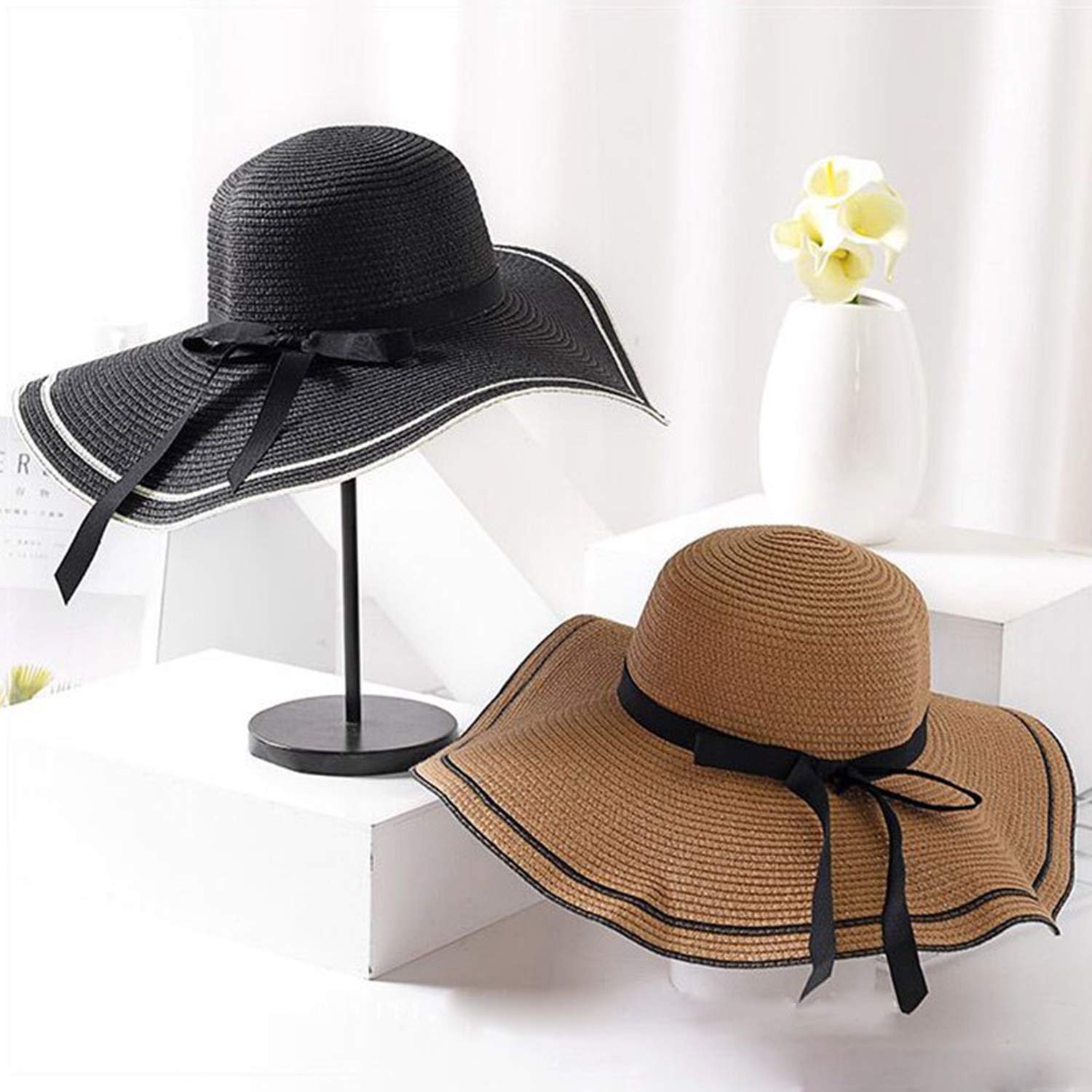 Wide Brim Straw Hats Summer Sun Hats 