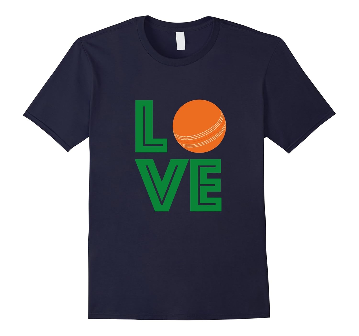 LOVE CRICKET BALL TSHIRT indian flag colors for kids and men-ANZ