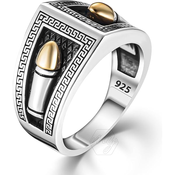 Mysilverworld Solid 925 Sterling Silver Lion Men's Ring - Bold Design, Size 6.5 - View #3