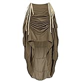 Century Star Womens Renaissance Skirts Pirate Costume Ren Faire Dress Victorian Steampunk Skirt Halloween Outfit for Women