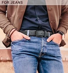 KEMISANT Men Belt-Genuine Leather Belt for Men