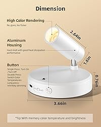 EZVALO Spot Lights Indoor,5500mAh Rechargeable