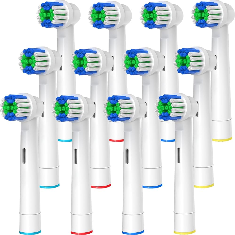 Replacement Toothbrush Heads Compatible with Oral B Braun, 12 Pcs | Professional Electric Toothbrush Brush Heads, Compatible