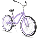 JOYSTAR Beachside 20" 24" 26" Beach Cruiser Bike for Kids, Teens &amp; Adults | Classic Beach Cruiser Perfect for Boys Girls Women, Men. Coaster brake, Single Speed, Multiple Colors