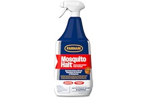 Farnam Mosquito Halt Repellent Spray for Horses, Quick Knockdown Against Mosquitoes, Flies and More, 32 fl oz
