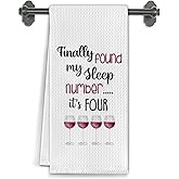 Elefeltclave Funny Wine Kitchen Towels, Gifts for Wine Lovers Dish Tea Bar Towels for Kitchen Bar Cart Decor, Funny Alcohol Gifts Decorative Hand Towels, 16x24 Inch