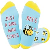 Coopyin Bee Gifts for Women and Girls Cute Funny Bee Lovers Themed Accessories Socks Presents Christmas Stocking Stuffers Birthday Xmas White Elephant Galentines Valentines Thank You Graduation Gifts