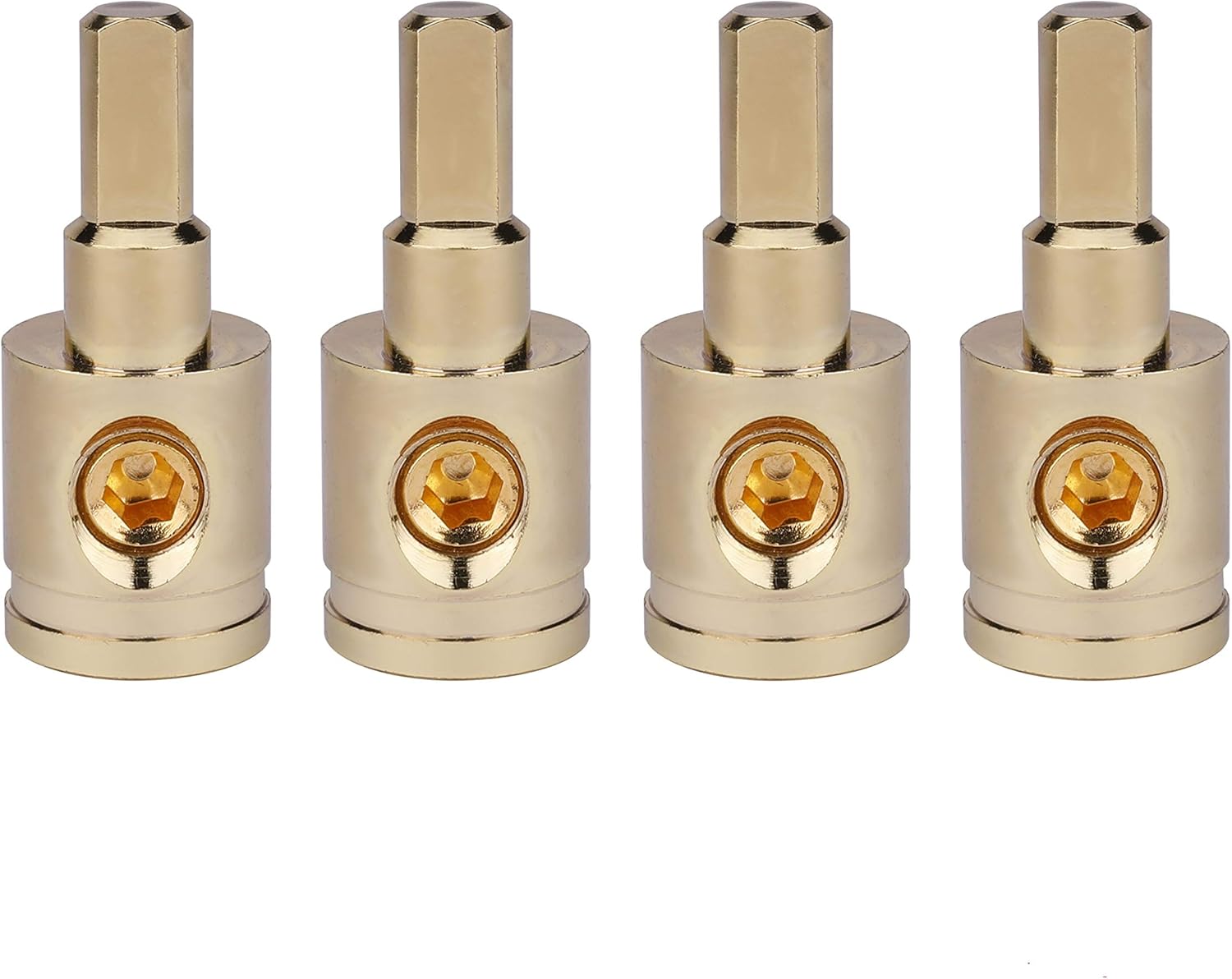 Amp Input Reducer 4pcs 1/0 Gauge to 4 Gauge Wire Reducer