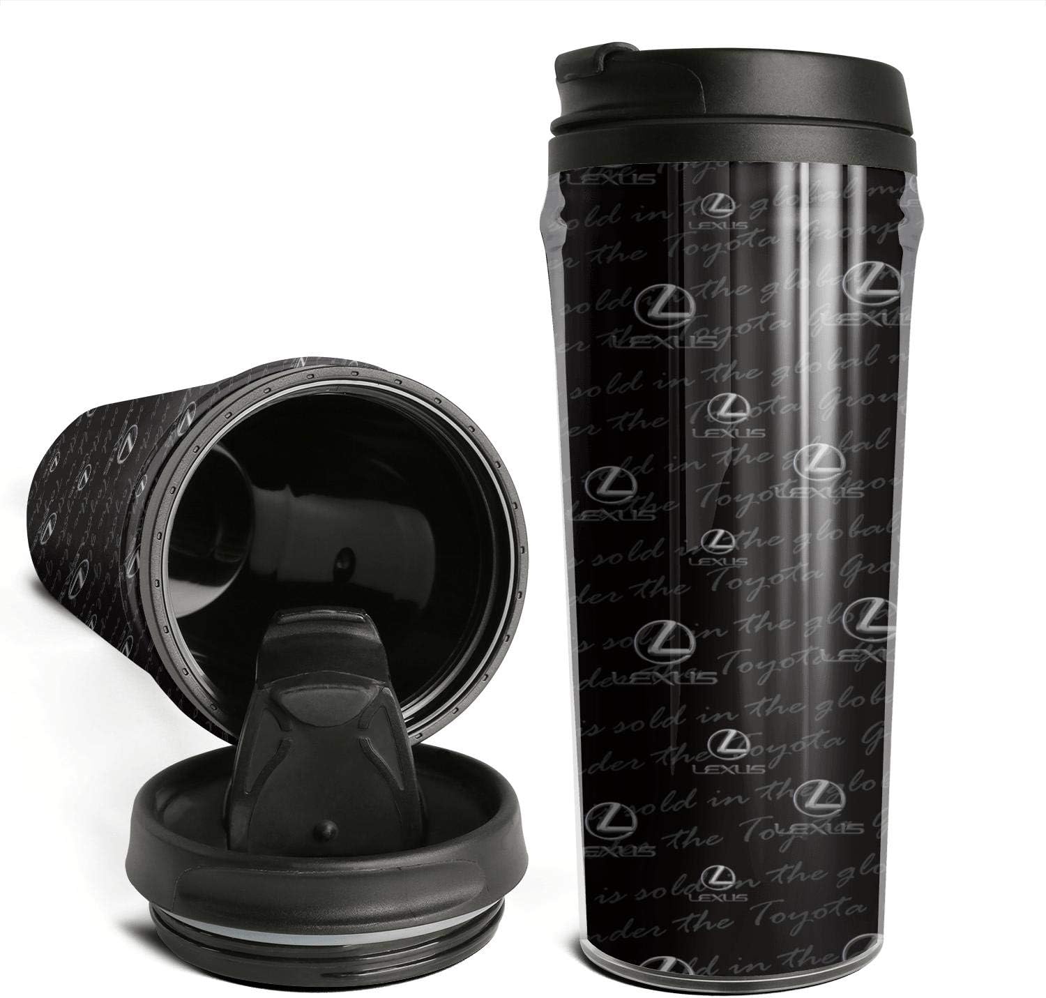sdfjkoinj Plastic Double Layer Coffee Cups Stylish Lexus-Lowest-Price-Lexus-White-Logo- Outdoor Coffee K Cups Coffee Cup 16oz