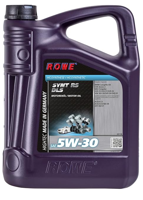ROWE HIGHTEC SYNT RS DLS SAE 5W-30, 5 Liter