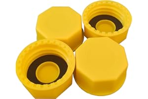 SHARUTIA Thickened Gas Can Caps For 5 gallon and 3,2,1 gallon gas can,Replacement for Midwest Gas Can Lids,Coarse Thread Cap(4 Pack)