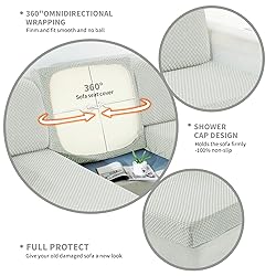 YEMYHOM Stretch Individual Cushion Covers Sofa