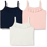 Amazon Essentials Girls and Toddlers' Cotton Crop Camisole
