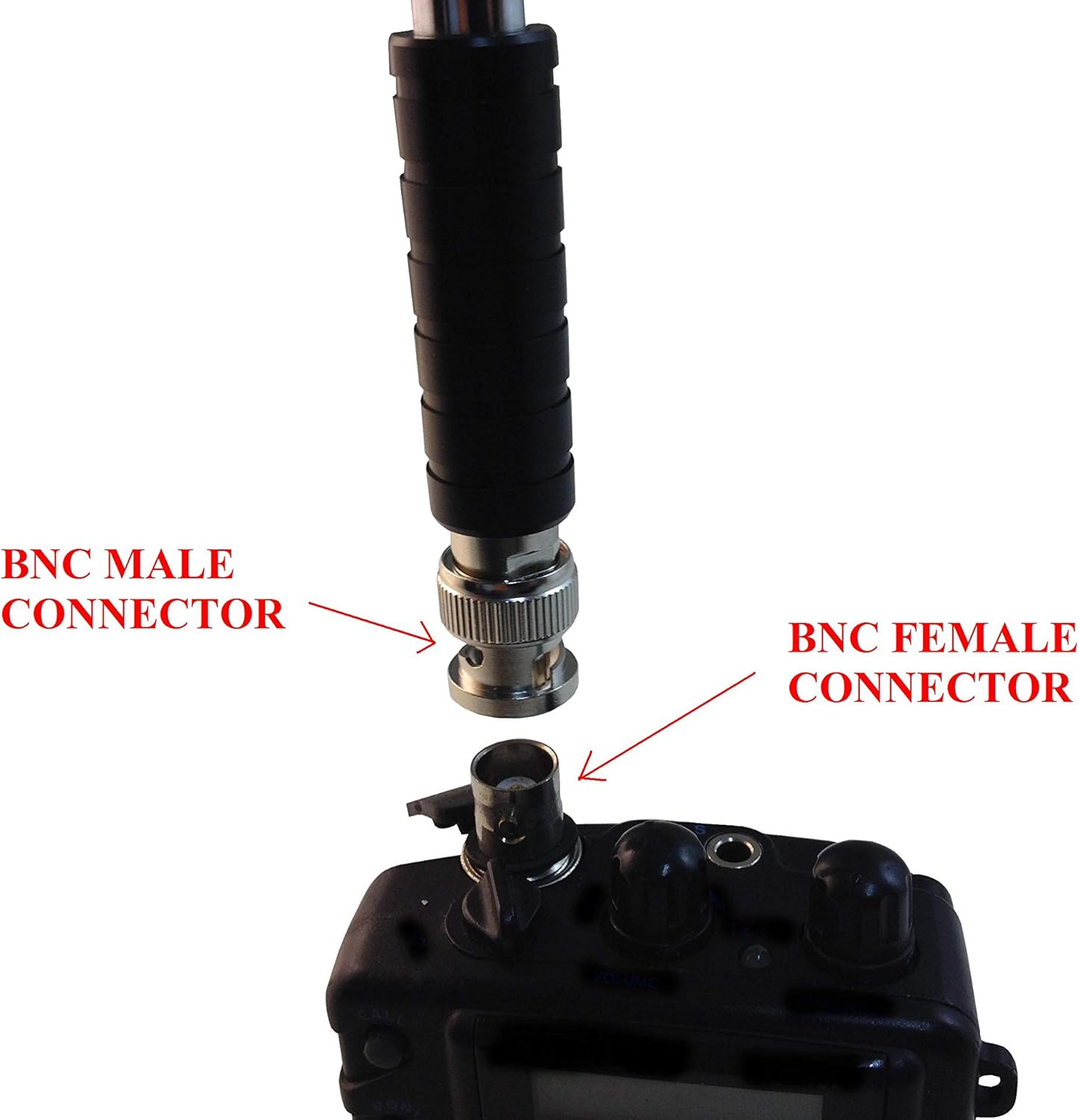 Anteenna TW-999BNC BNC Male Handheld Antenna Scanner Antenna (20-1300MHz) with BNC Male Connector for Scanner Radio and Frequency Counters: Home Audio & Theater
