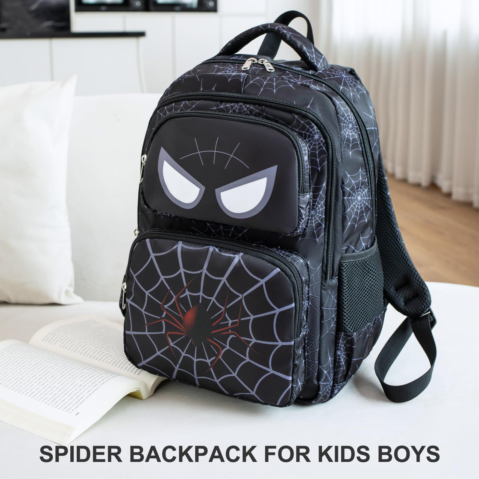 JIANYA School Backpack for Kids, Kids Backpack with Lunch Box, Elementary Children's School Bag Travel Back Pack
