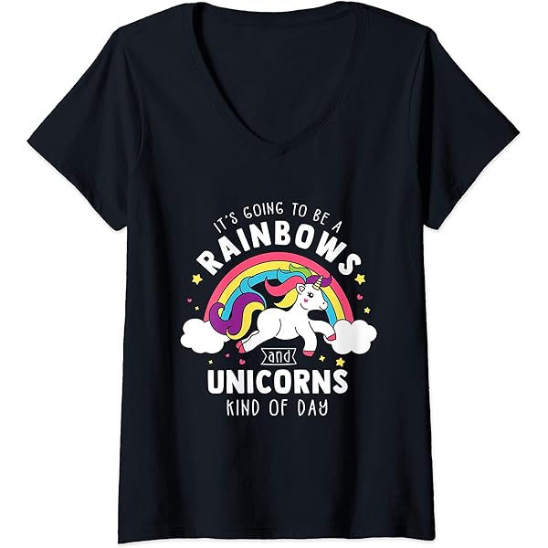 【BEENTRILL】Women's Lovely Unicorn T-Shirt / 追跡付 Amazon.com: Womens It's Going to be a Rainbows & Unicorns