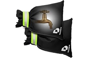DELSWIN Outdoor Faucet Covers - Winter Insulated Faucet Protection, 2-Pack Hose Bib Insulation