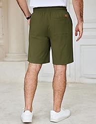 COOFANDY Men's Drawstring Shorts Stretch Waistband