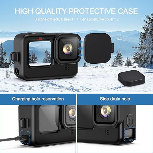 Silicone Sleeve Case for GoPro Hero 11/ Hero 10/ Hero Black